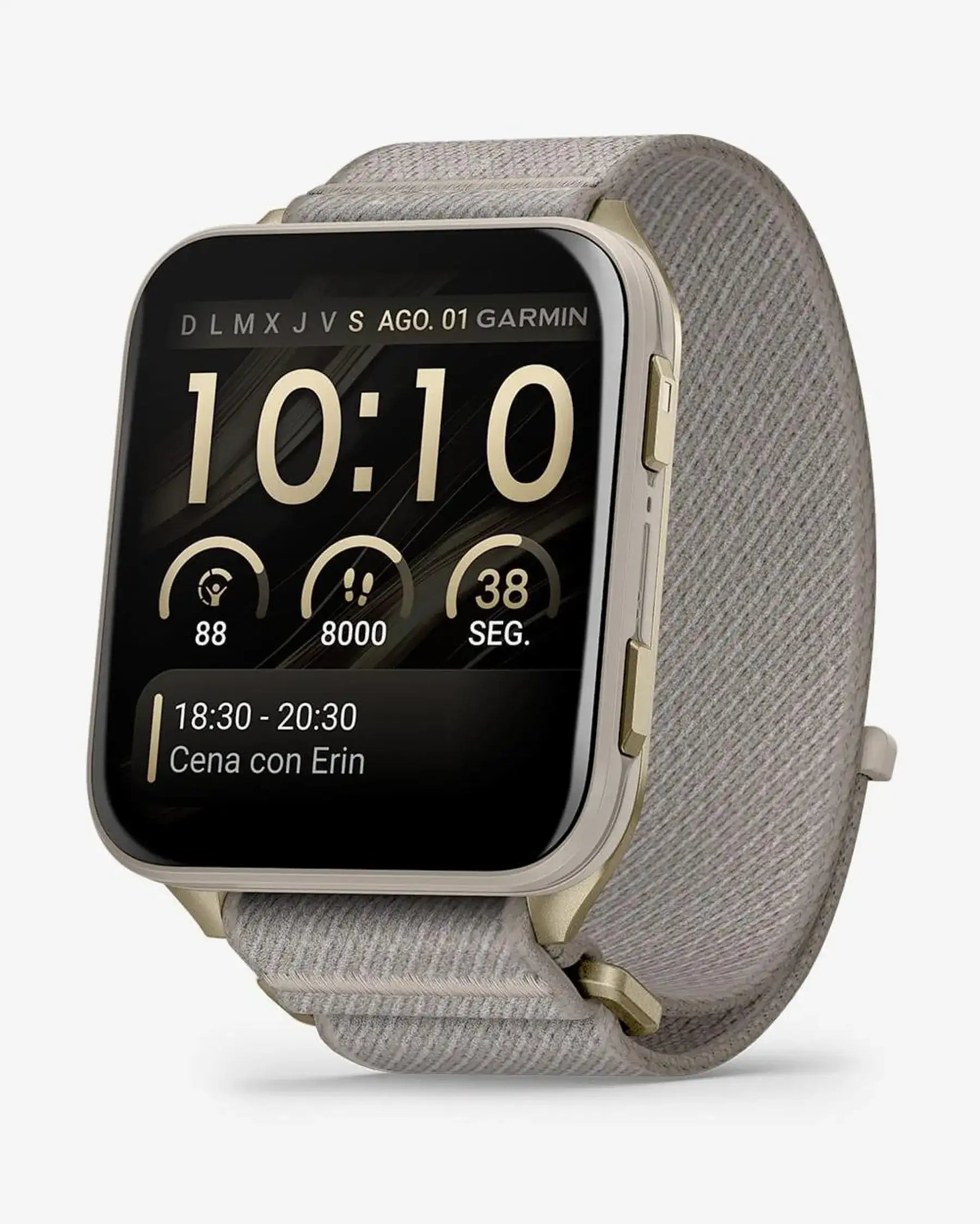 Reloj Garmin Venu X1 Titanio Pantalla AMOLED GPS Salud