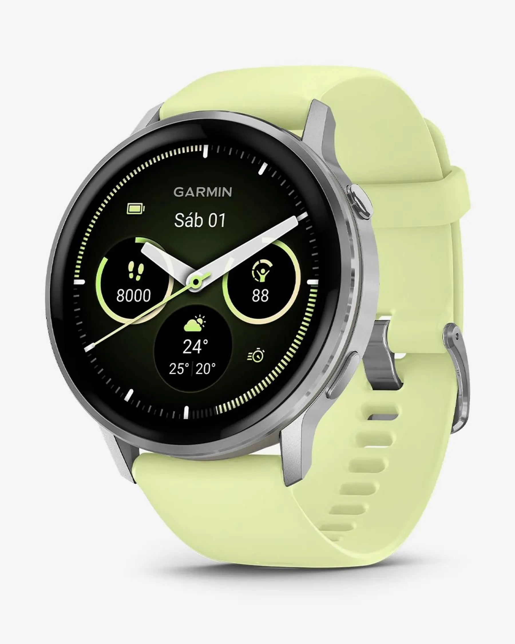 Garmin Venu 4 45 mm Silver – Smartwatch AMOLED GPS