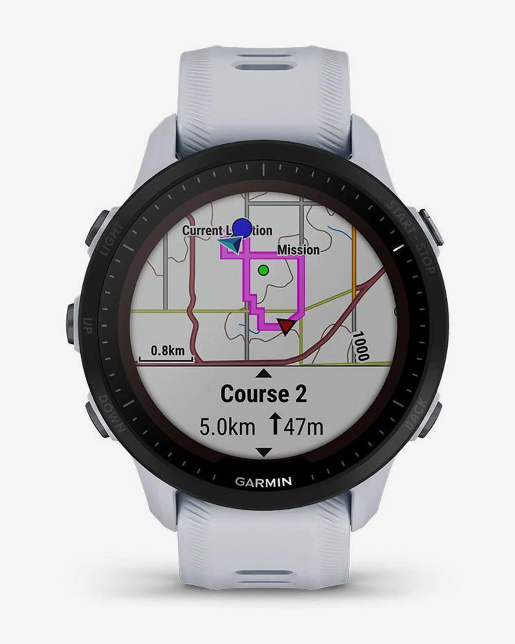 Garmin Forerunner 955 Solar Blanco - Reloj GPS