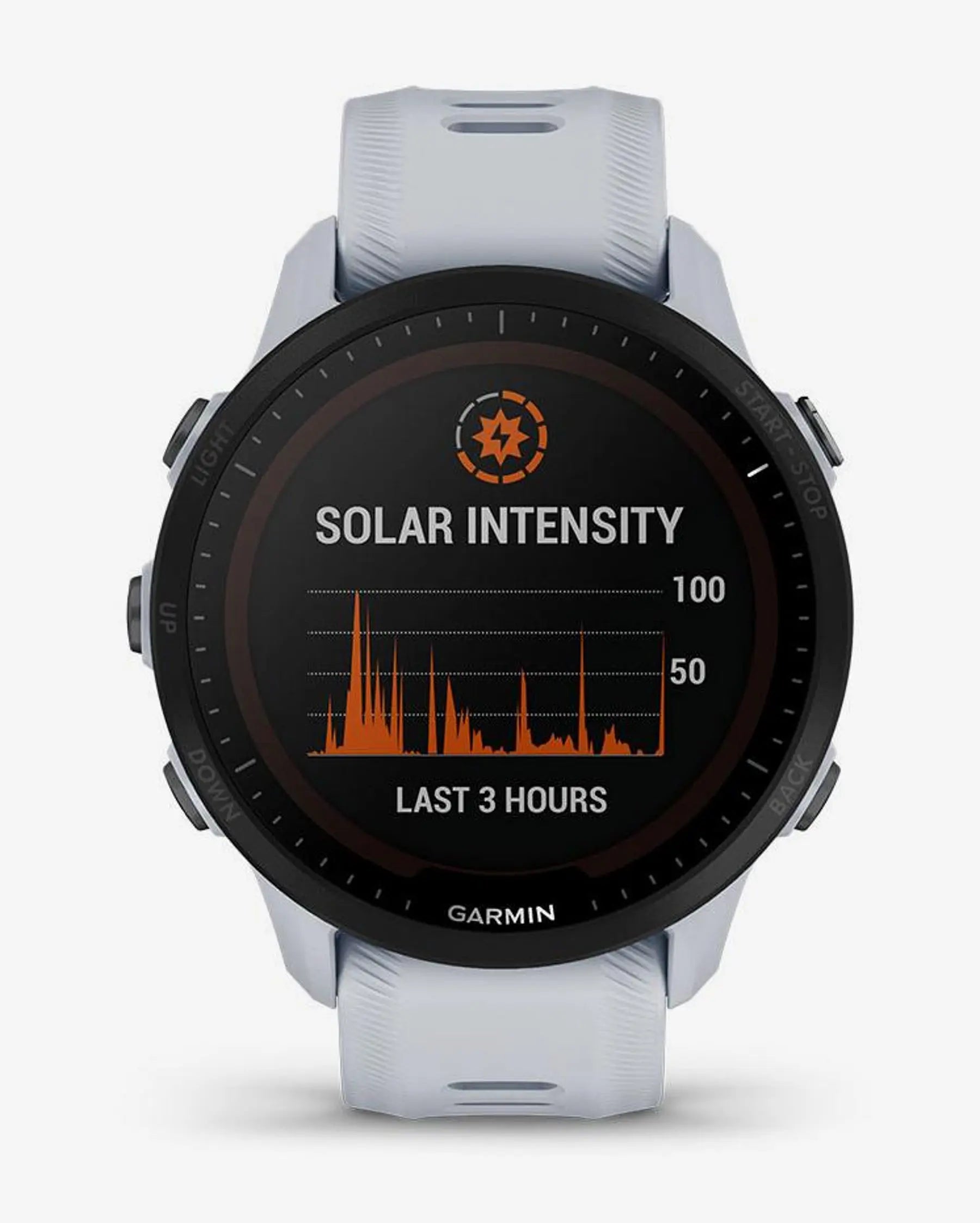 Garmin Forerunner 955 Solar Blanco - Reloj GPS