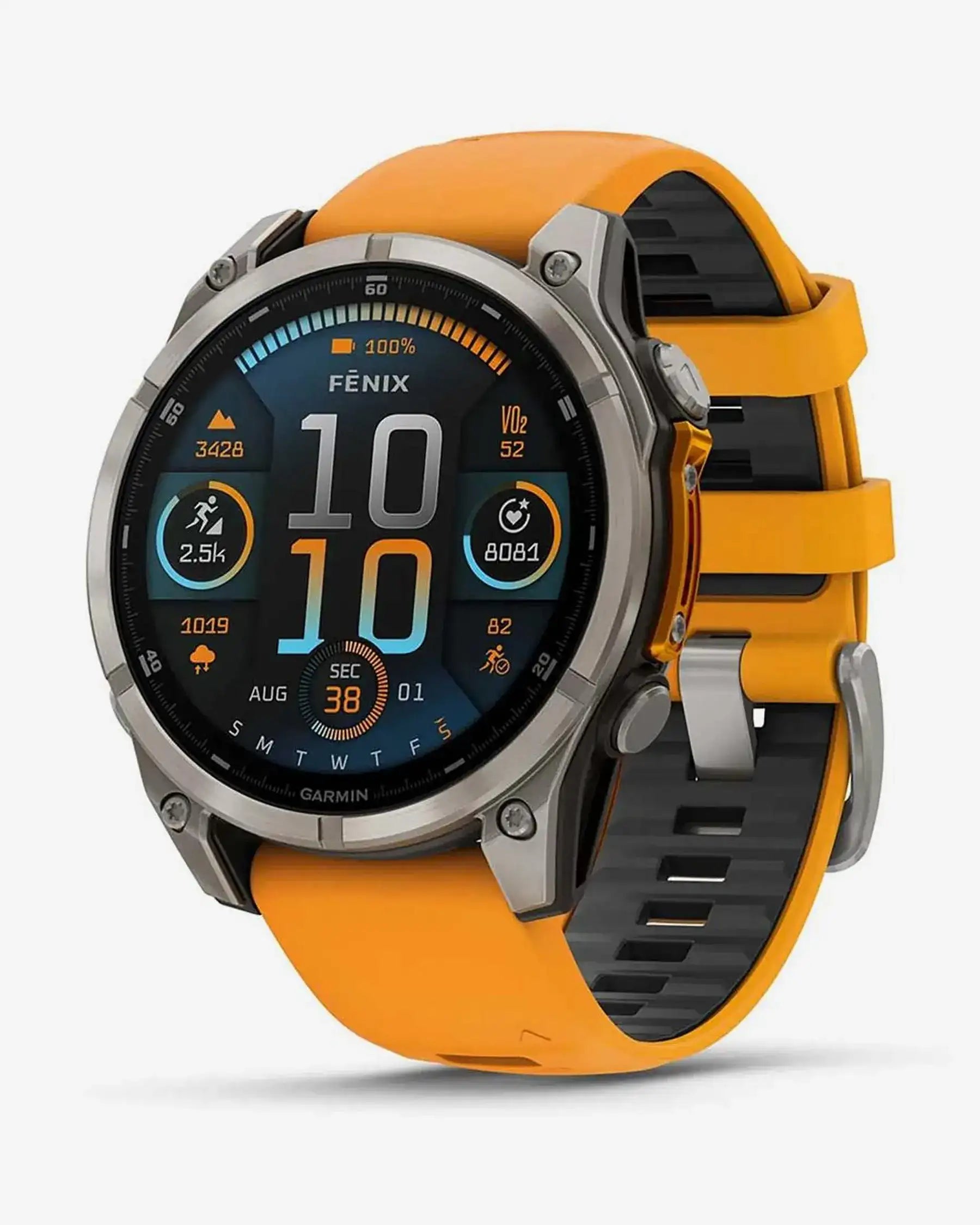 Reloj GPS Garmin Fenix 8 AMOLED Zafiro Titanio 47mm