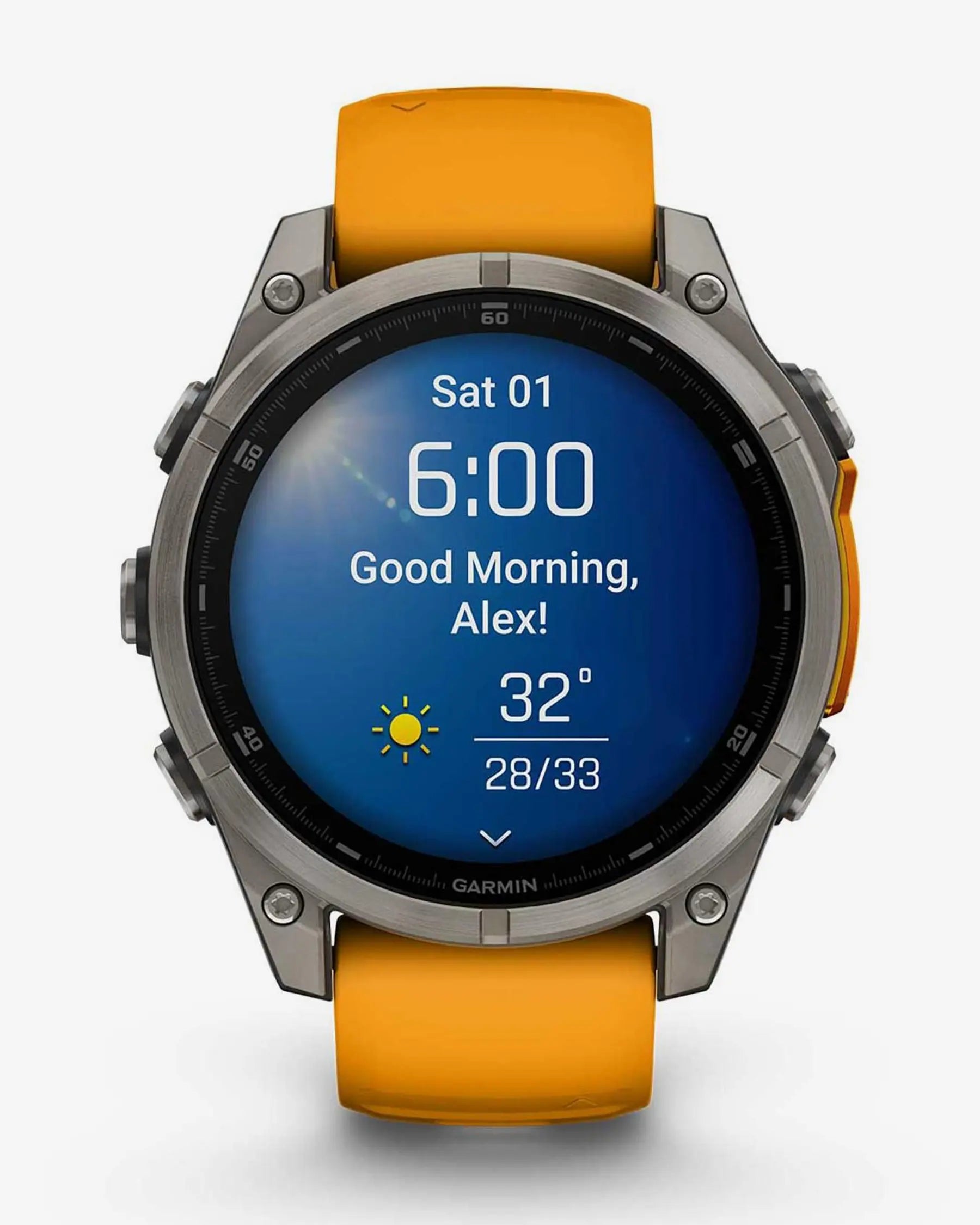Reloj GPS Garmin Fenix 8 AMOLED Zafiro Titanio 47mm
