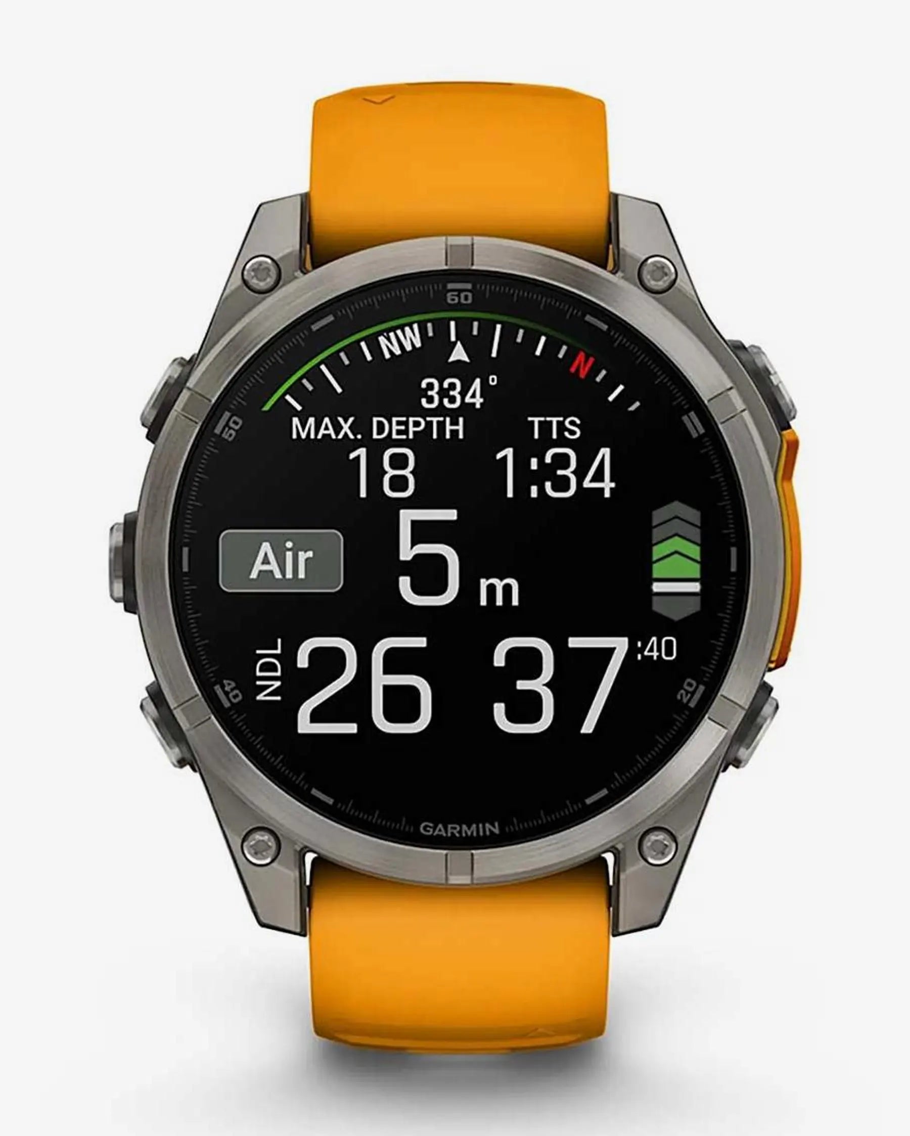 Reloj GPS Garmin Fenix 8 AMOLED Zafiro Titanio 47mm