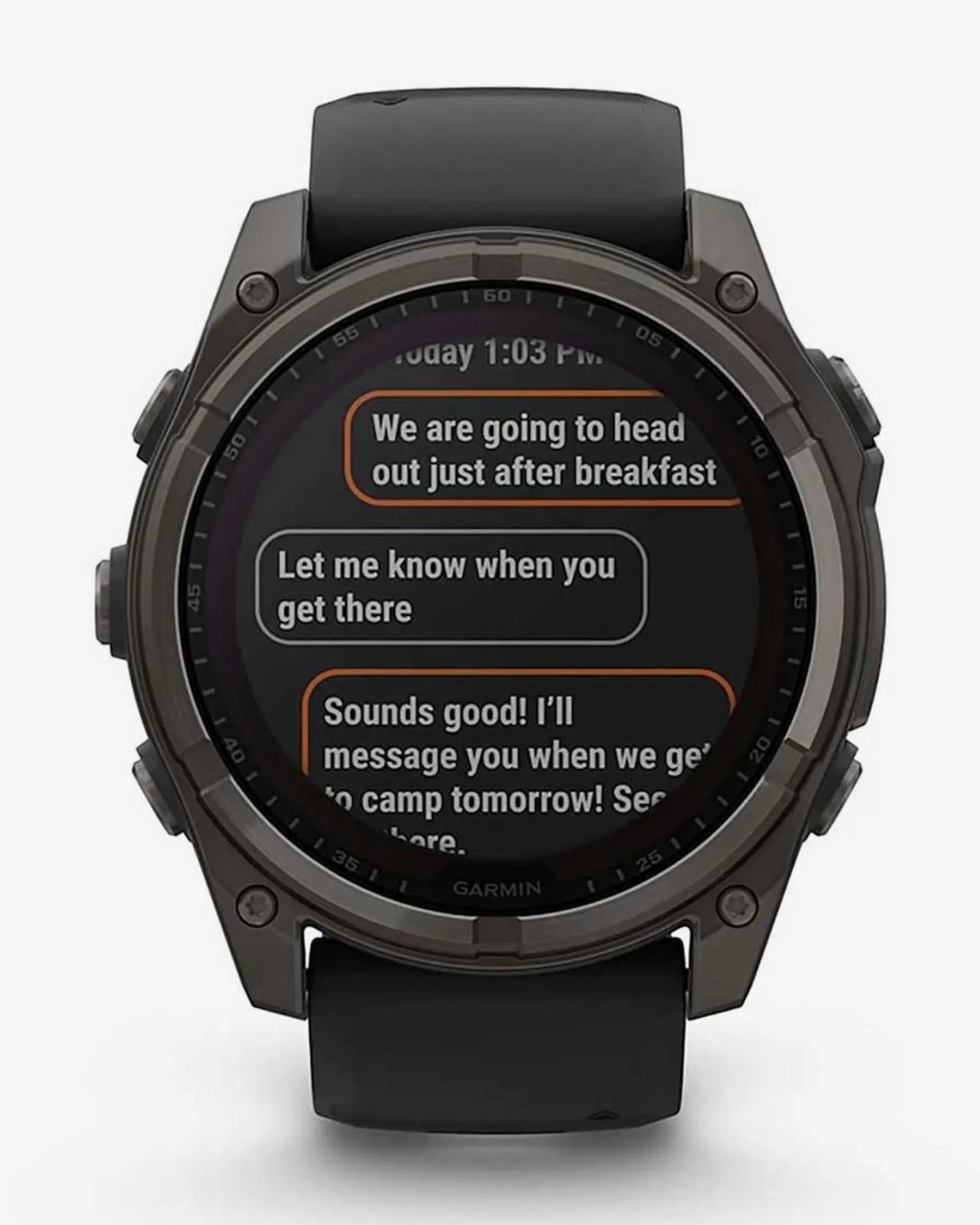 Reloj Garmin Fenix 8 Zafiro Solar 51mm Titanio GPS