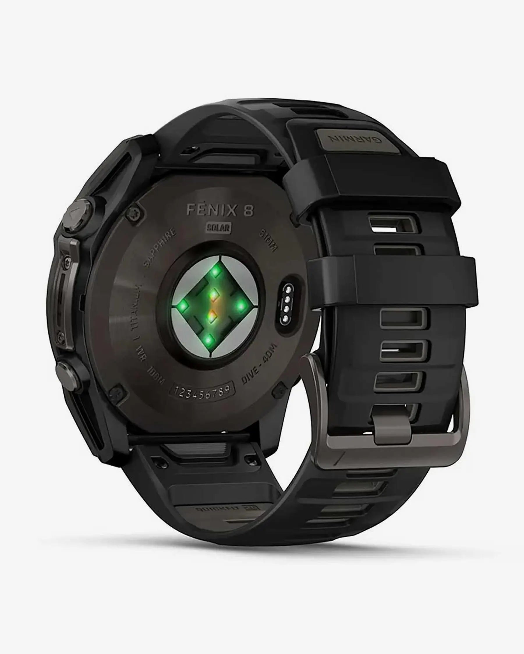 Reloj Garmin Fenix 8 Zafiro Solar 51mm Titanio GPS