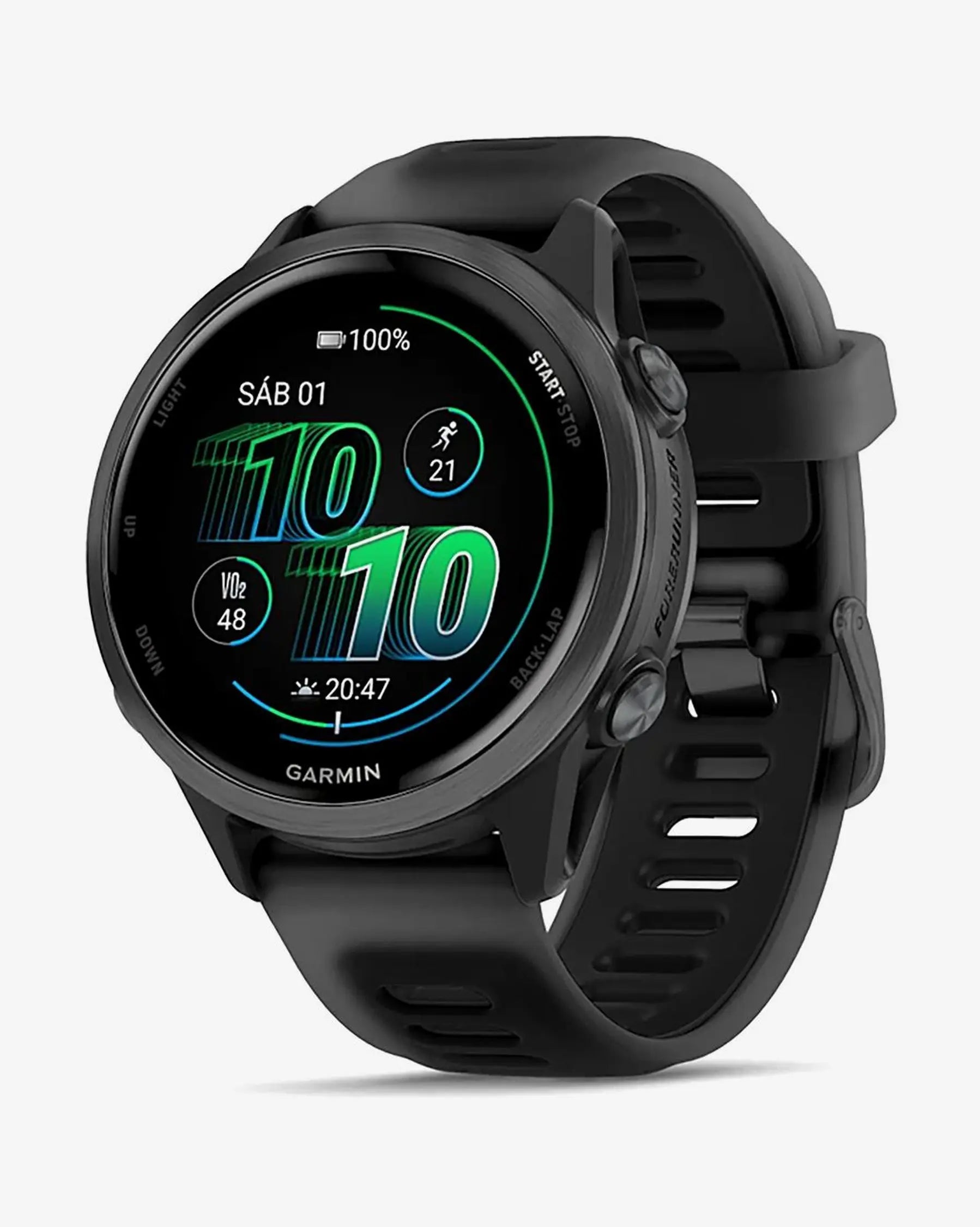 Reloj GPS Garmin Forerunner 570 42 mm gris/negro