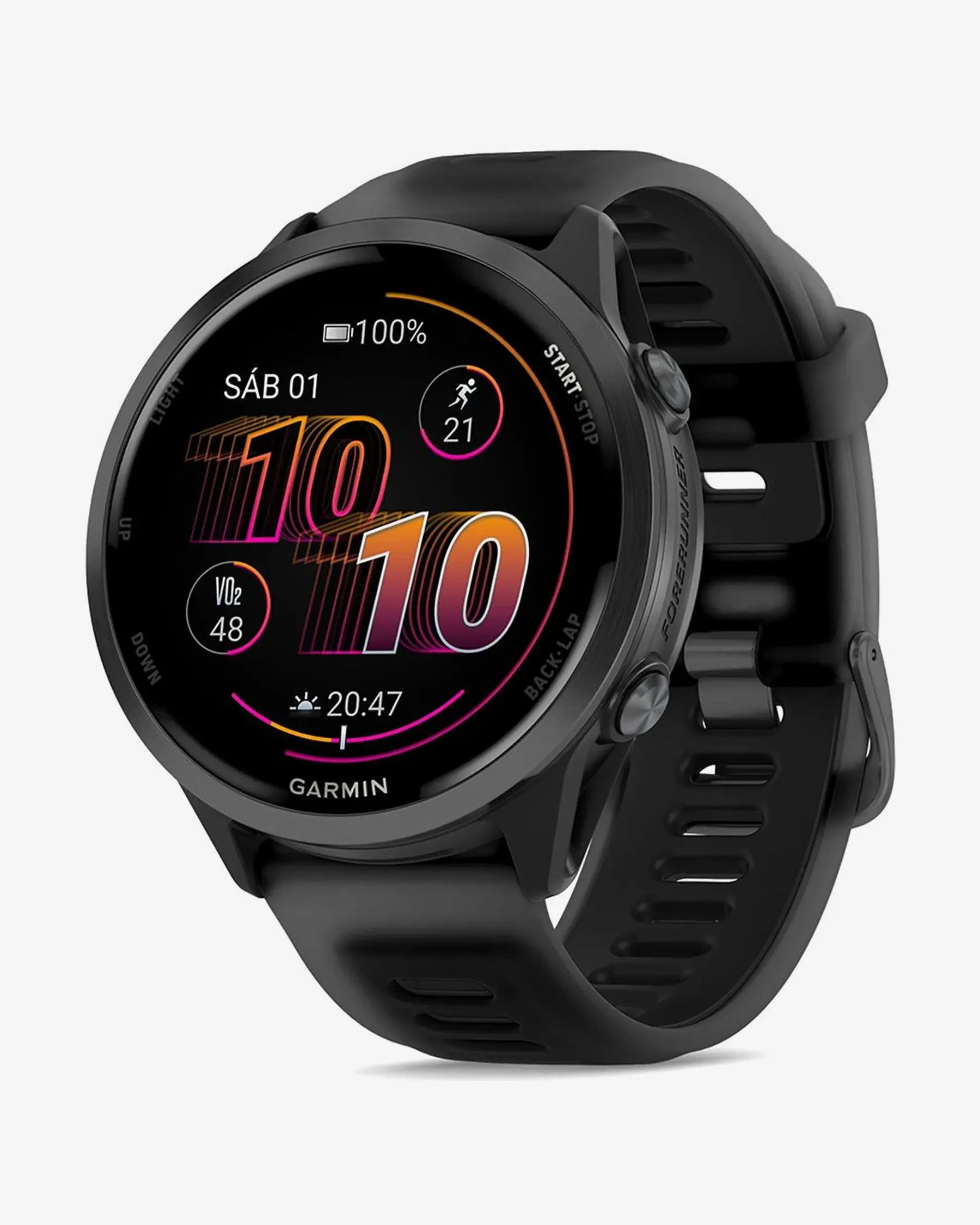 Garmin Forerunner 570 47mm - Reloj GPS AMOLED negro