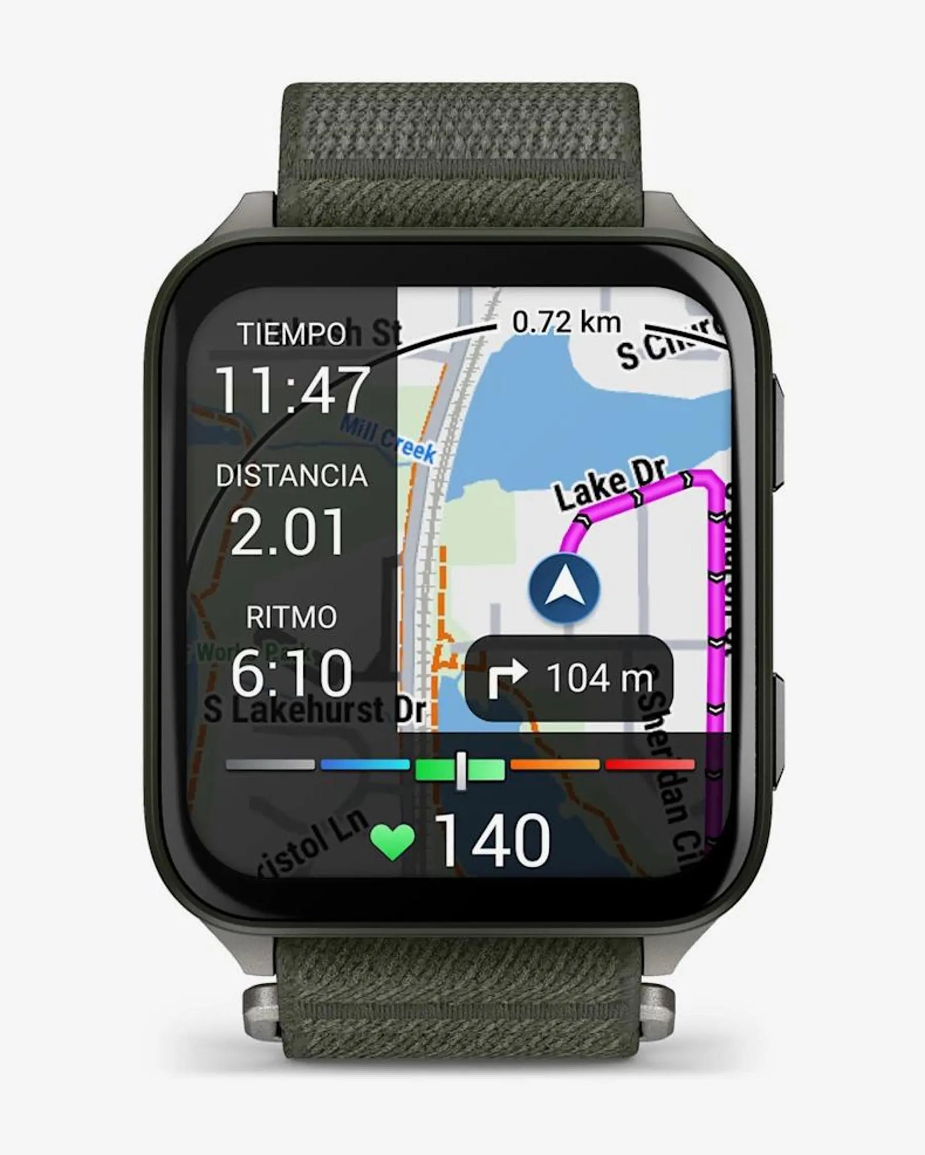 Garmin Venu X1 Smartwatch AMOLED GPS Titanio Verde