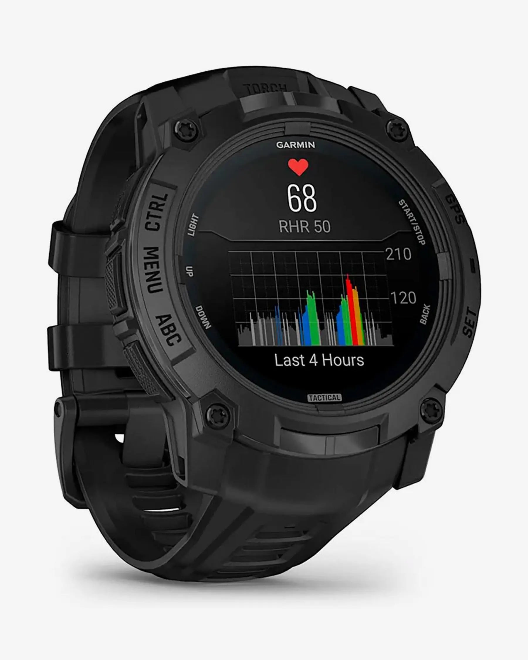 Garmin Instinct 3 AMOLED Tactical 50 mm GPS Smartwatch Negro