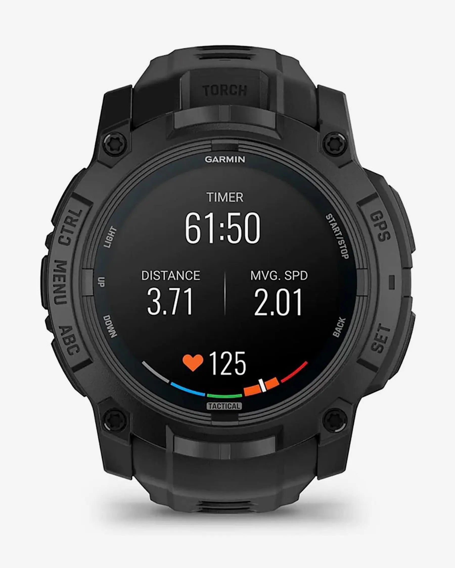 Garmin Instinct 3 AMOLED Tactical 50 mm GPS Smartwatch Negro