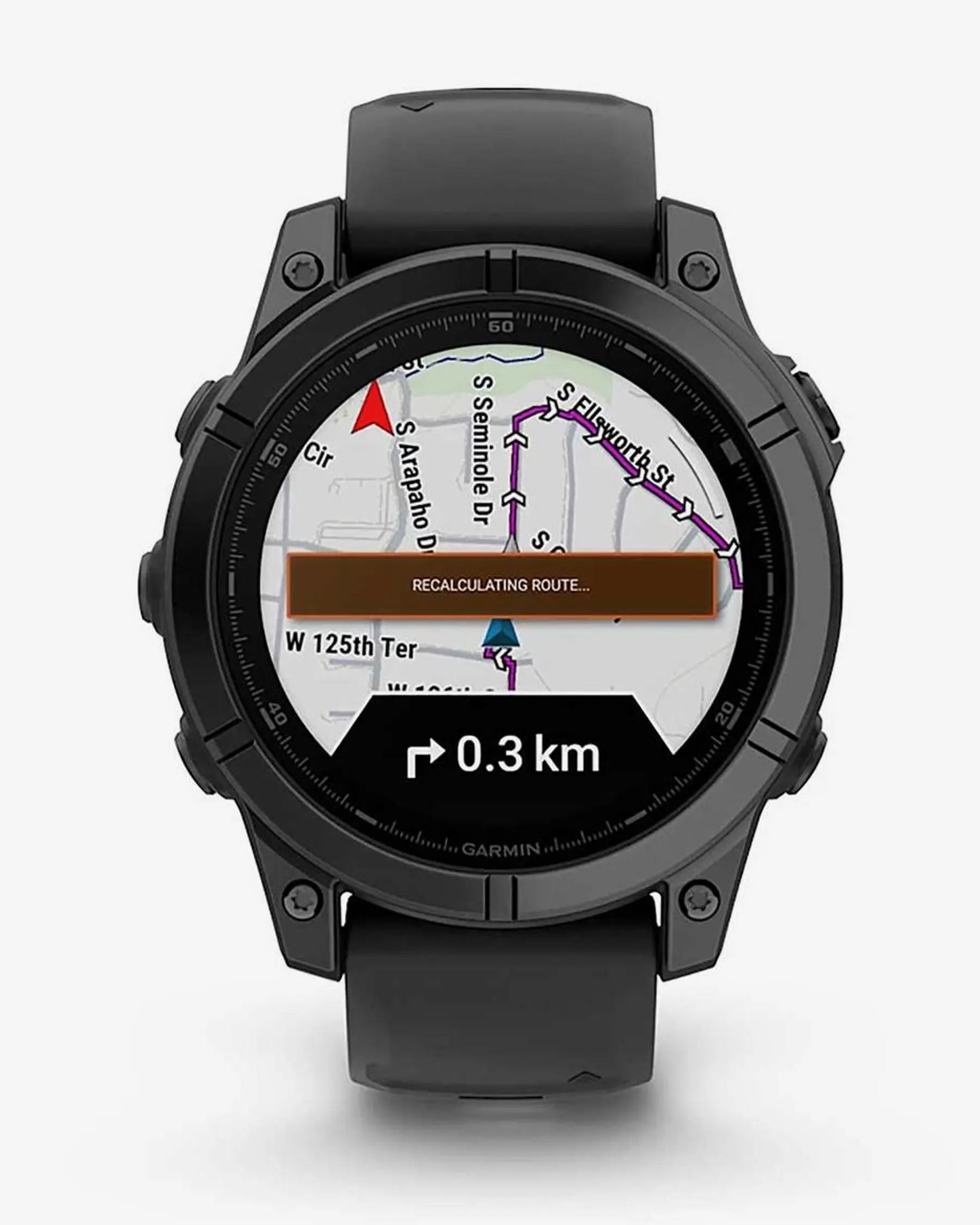 Reloj Garmin Fenix E 47 mm GPS Multideporte Acero