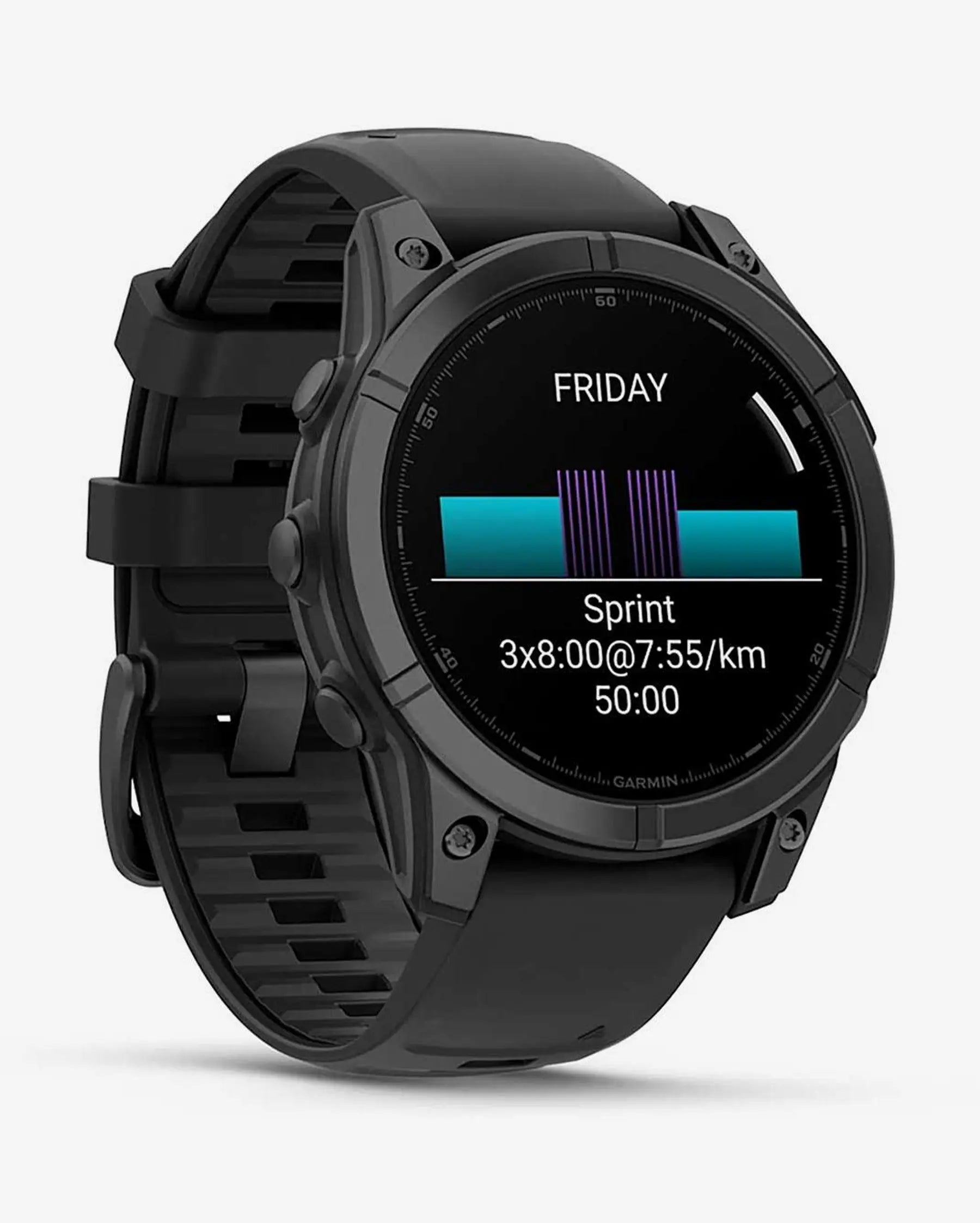 Reloj Garmin Fenix E 47 mm GPS Multideporte Acero