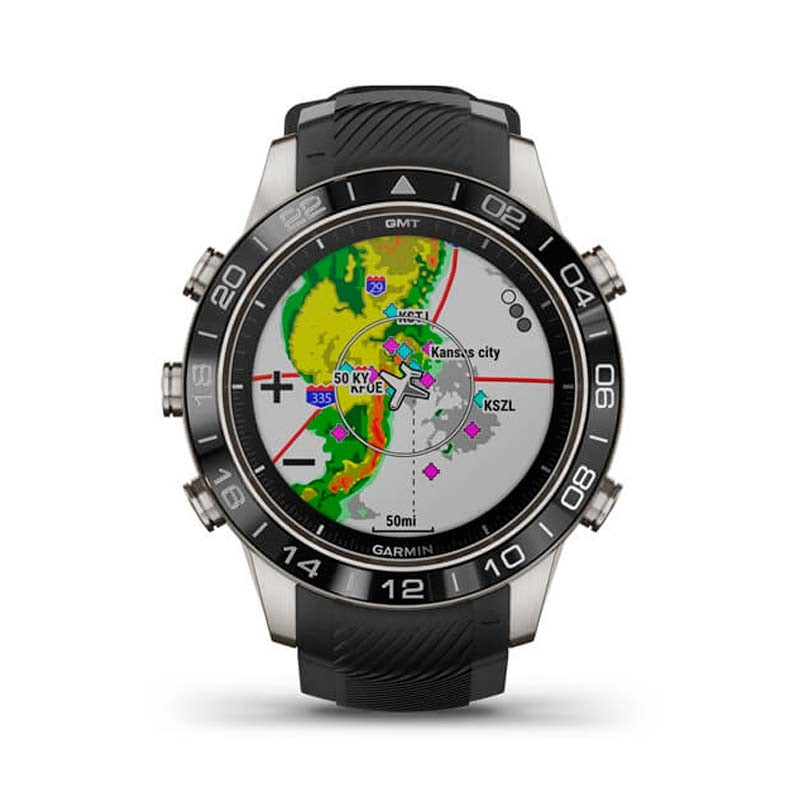 Reloj Garmin MARQ Aviator 46mm Titanio con GPS