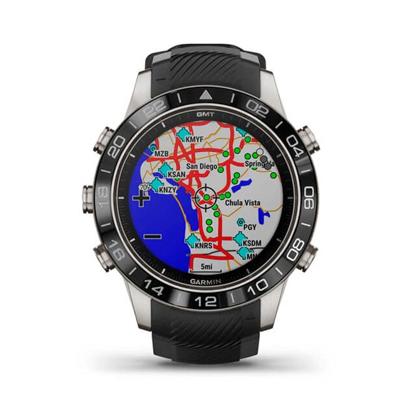 Reloj Garmin MARQ Aviator 46mm Titanio con GPS